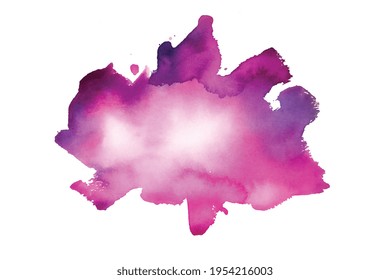hand painted pink watercolor stain texture