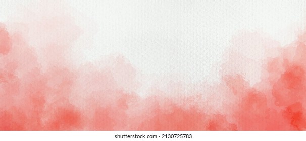 Hand painted pink and white color with watercolor texture abstract background