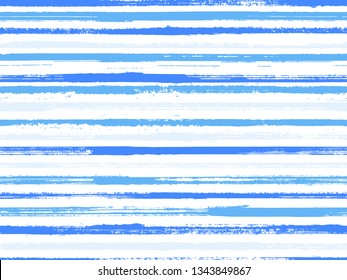 Hand painted stripes clothes seamless vector pattern. Wrapping paper lines pattern. Grunge brush stroke stripes print design for clothes. Dry ink art lines background. Simple backdrop grafitti.