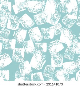 Hand painted textured fresh seamless pattern . All objects are conveniently grouped  and are easily editable.