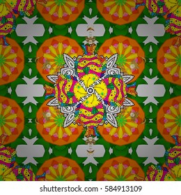 Hand painted vector mandala, colored on background, indian peacock, indian pattern, colored mandala, mandala peacock.