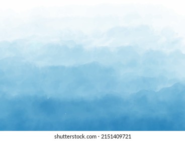 Hand painted watercolor abstract background vector