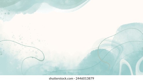 Hand painted watercolor abstract watercolor background vector design in eps 10