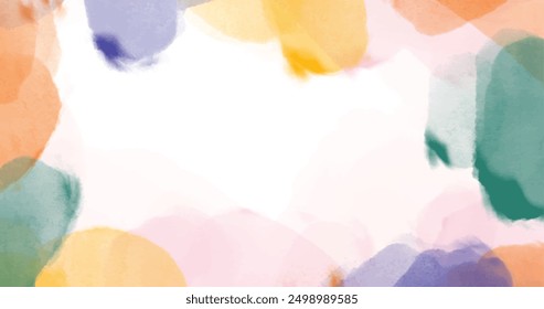 Hand painted watercolor background vector design in eps 10
