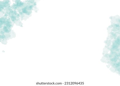 Hand painted watercolor. blue watecolor background. blue background. abstract watercolor background, vector illustration