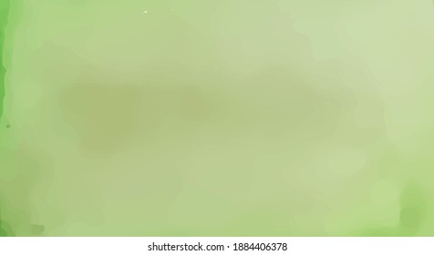 Hand painted watercolor green yellow, abstract watercolor background, vector illustrations