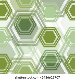 Hand painted watercolor hexagon honeycomb allover seamless pattern  Fresco for interior printing, Wallpapers. Mural art.