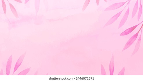 Hand painted watercolor nature background vector design in eps 10