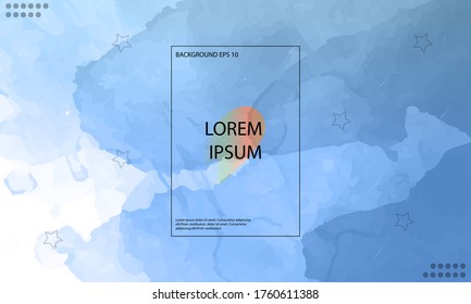 Fondo colorido y abstracto. El estilo de arte de papel de fondo vectorial se puede utilizar en diseño de portada, diseño de libros, afiches, portada, volante, fondos de página web, fondo de pantalla o publicidad.