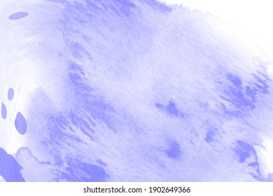 Cielo y nubes de acuarela pintadas a mano, fondo de acuarela abstracto, fondo de acuarela azul cielo claro. ilustración vectorial