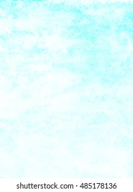 Hand painted watercolor sky and clouds, abstract watercolor background, vector illustration