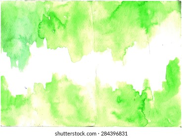 Hand painted watercolor traced background.Vector illustration