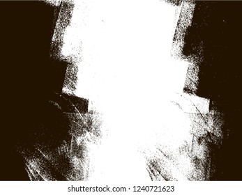 hand painted  white and black brush strokes vector background texture 