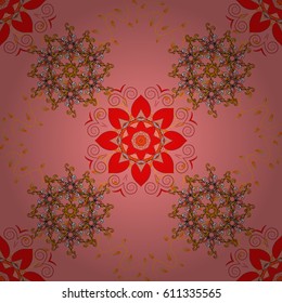   hand painting of abstract flowers, seamless pattern vector background.