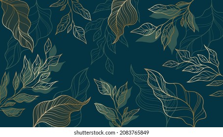 hand painting for background with plant theme