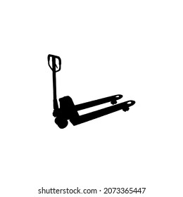 Hand Palettensymbol. Einfache Ladung Großer Verkauf Poster Hintergrund Symbol. Logo-Design-Element. T-Shirt-Druck. Vektorgrafik für Aufkleber.