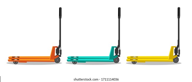 Hand pallet vector on white background