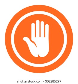 Hand palm icon