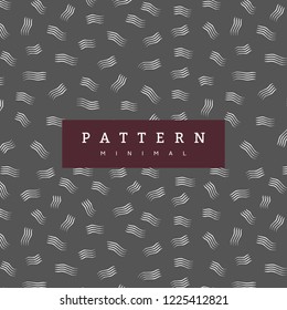 Hand pattern with brush strokes. Fashion background White_06