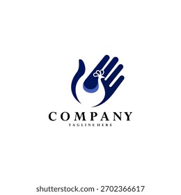 Vector de diseño de logotipo de pavo real