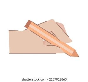 hand with pen writing icon