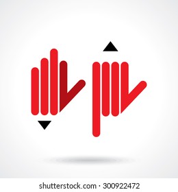 hand with pencil. education idea