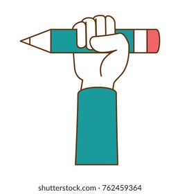 hand with pencil icon