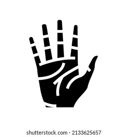 hand people body part glyph icon vector. hand people body part sign. isolated contour symbol black illustration