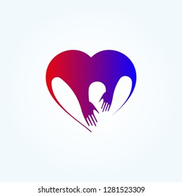 Hand people icons templates, vector logo for business corporate, elements, illustration