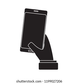 hand with phone