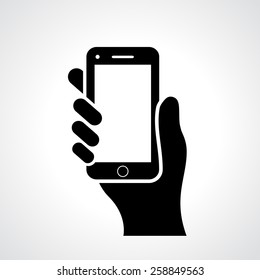 Hand with phone