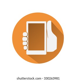 Hand with phone