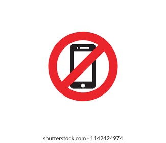 Hand Phone icon Template vector illustration design