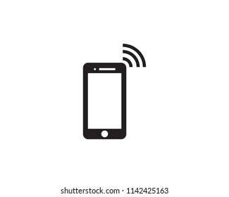 Hand Phone icon Template vector illustration design