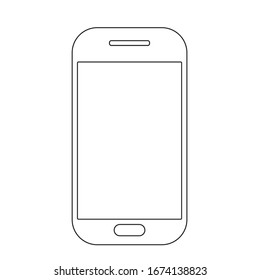 
hand phone logo stock illustration design