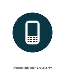  Ilustración de diseño vectorial del logotipo del teléfono de mano