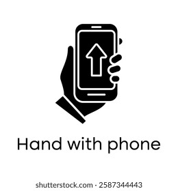 Hand with Phone – Representation of Digital Payments and Online Banking