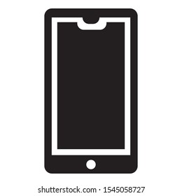 hand phone vector icon , smartphone icon