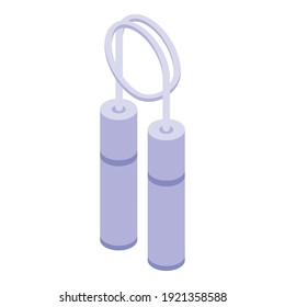 Icono de actividad física manual. Isométrico del icono del vector de actividad física manual para el diseño web aislado en fondo blanco