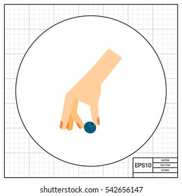 Hand Picking Berry Icon