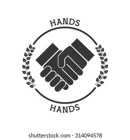 hand pictogram design, vector illustration eps10 graphic 