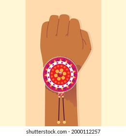 hand with pink bracelet accessory