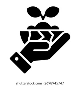 Elemento De Ícone De Plantação Manual Para Design E Vetor