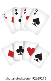 Hand of playing cards