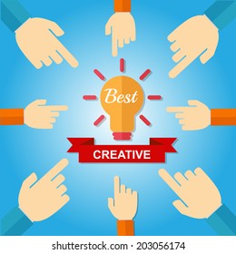 hand point Best Creative 