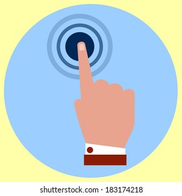 hand pointer icon