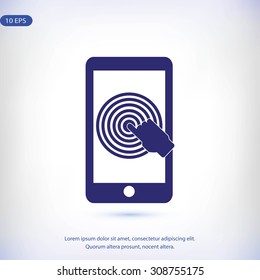 Hand pointer symbol icon