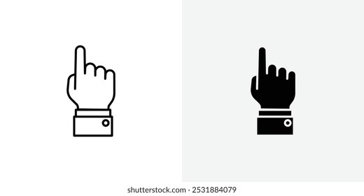 Hand pointer vecor icon set. Stock vector illustrator. EPS 10