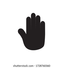 Hand Pointer Vector  Icon Design Template