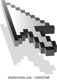 hand pointer-white